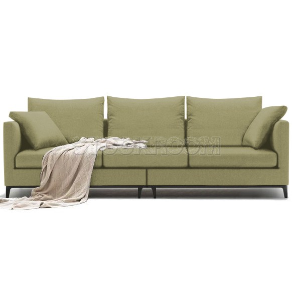 Juliett Fabric Feather Down Sofa - 3 Seater