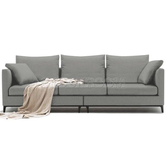 Juliett Fabric Feather Down Sofa - 3 Seater