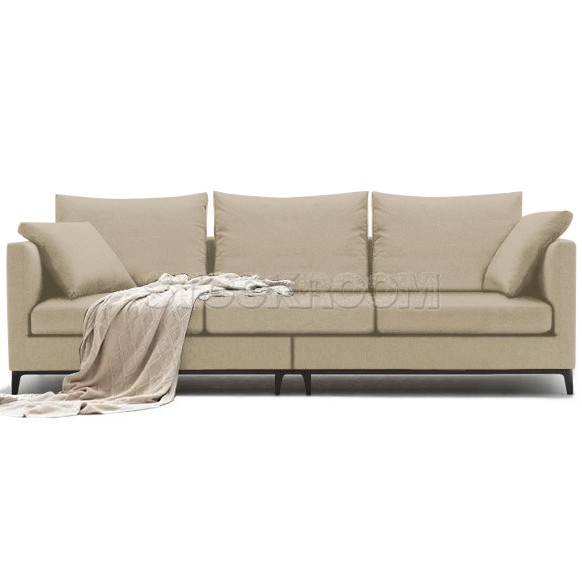 Juliett Fabric Feather Down Sofa - 3 Seater