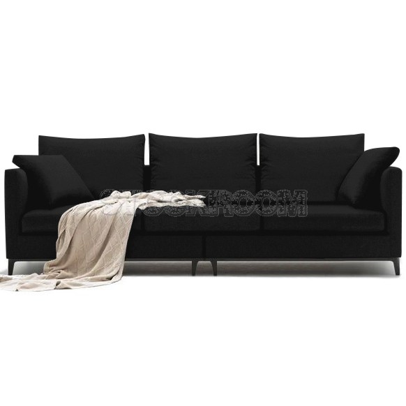 Juliett Fabric Feather Down Sofa - 3 Seater