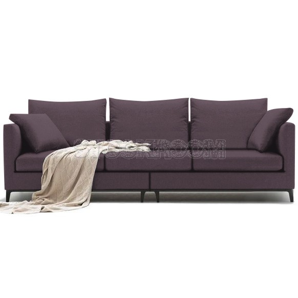 Juliett Fabric Feather Down Sofa - 3 Seater