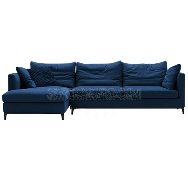 Juliett Fabric Feather Down Sofa - L shape / Sectional Sofa