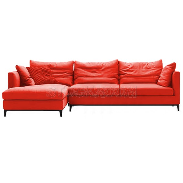 Juliett Fabric Feather Down Sofa - L shape / Sectional Sofa