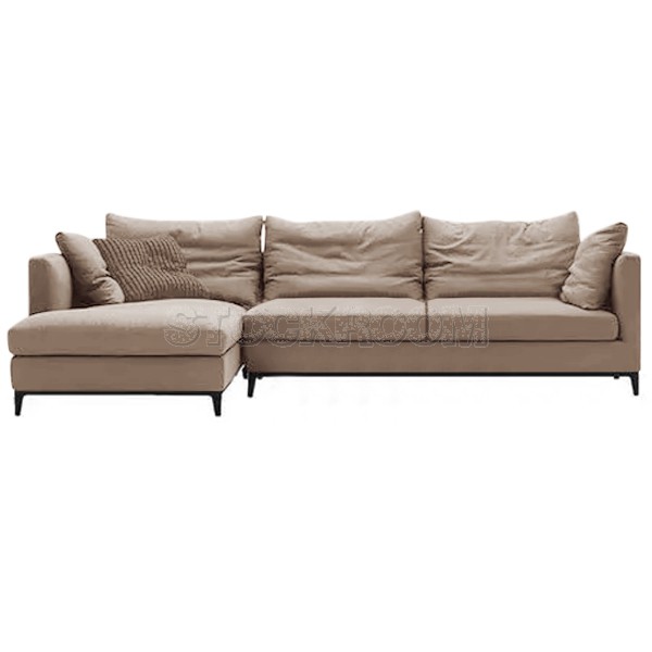 Juliett Fabric Feather Down Sofa - L shape / Sectional Sofa