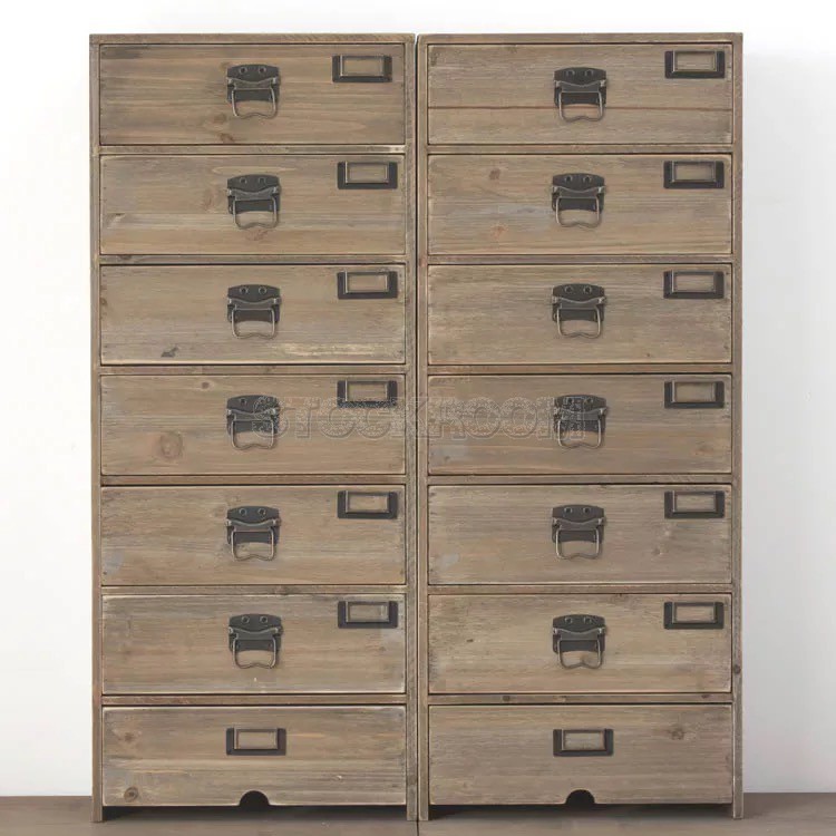 Julius Plywood 7 drawers Chest