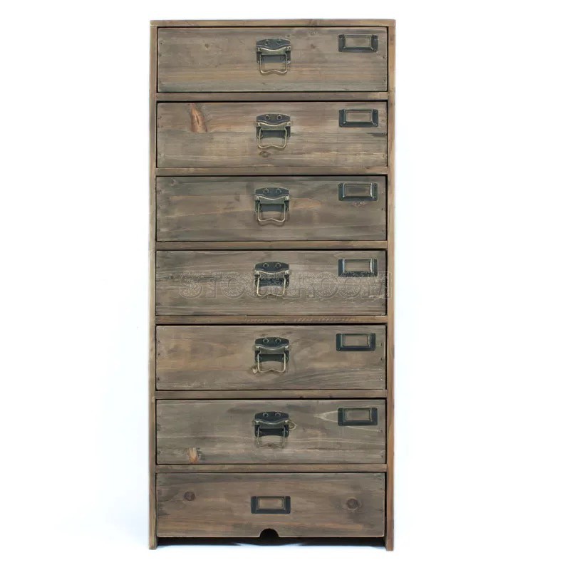 Julius Plywood 7 drawers Chest