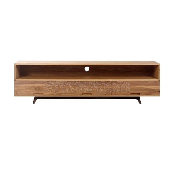 Junon Solid Oak Marcus Solid Wood TV Cabinet & Media Unit 