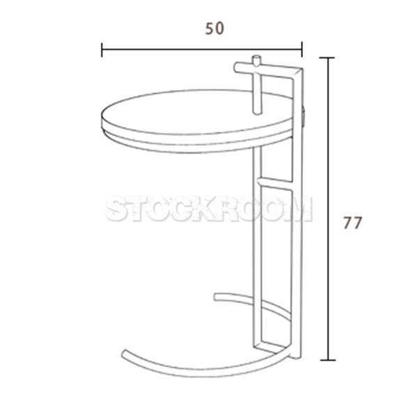 Kade Industrial Side Table