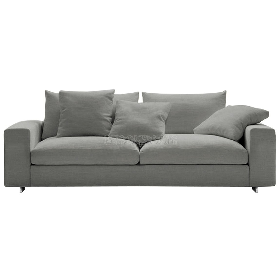 Kagan Fabric Feather Down Sofa - 2 seater