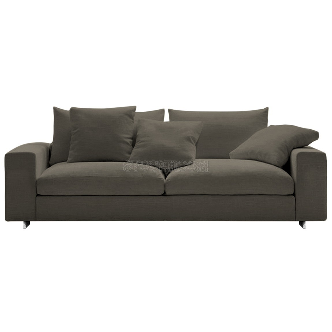 Kagan Fabric Feather Down Sofa - 2 seater