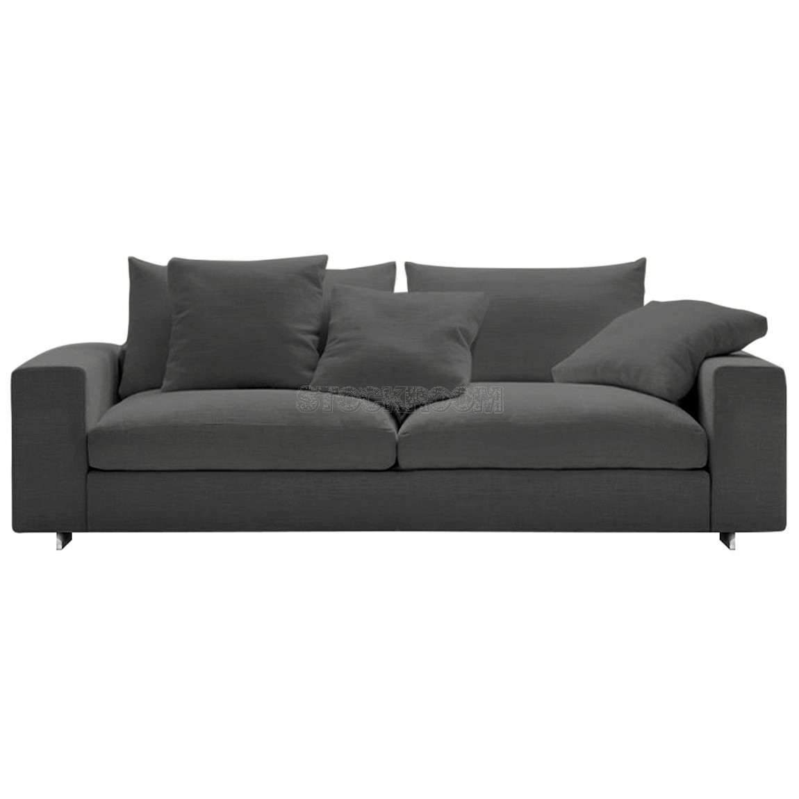 Kagan Fabric Feather Down Sofa - 2 seater