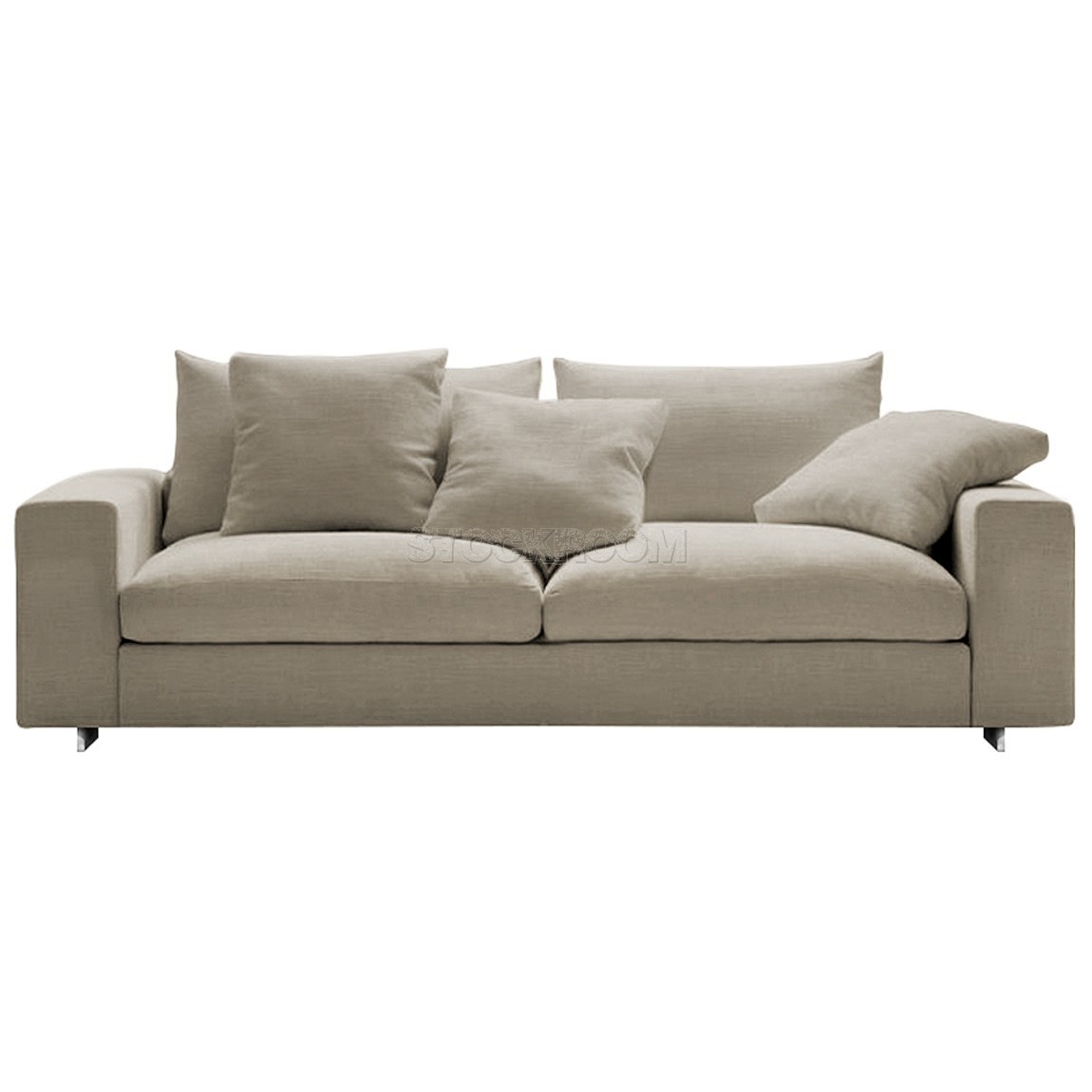 Kagan Fabric Feather Down Sofa - 2 seater