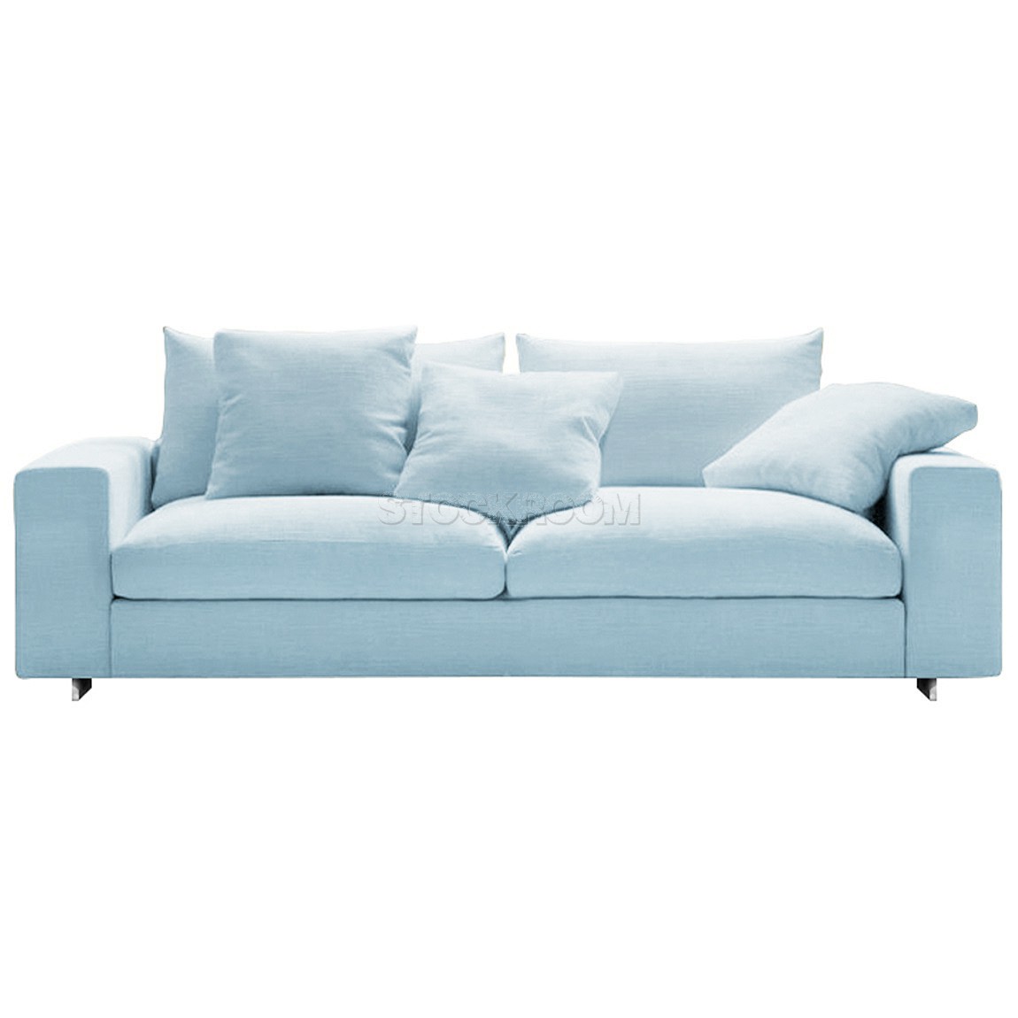 Kagan Fabric Feather Down Sofa - 2 seater