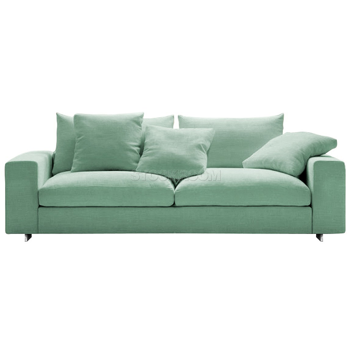 Kagan Fabric Feather Down Sofa - 2 seater