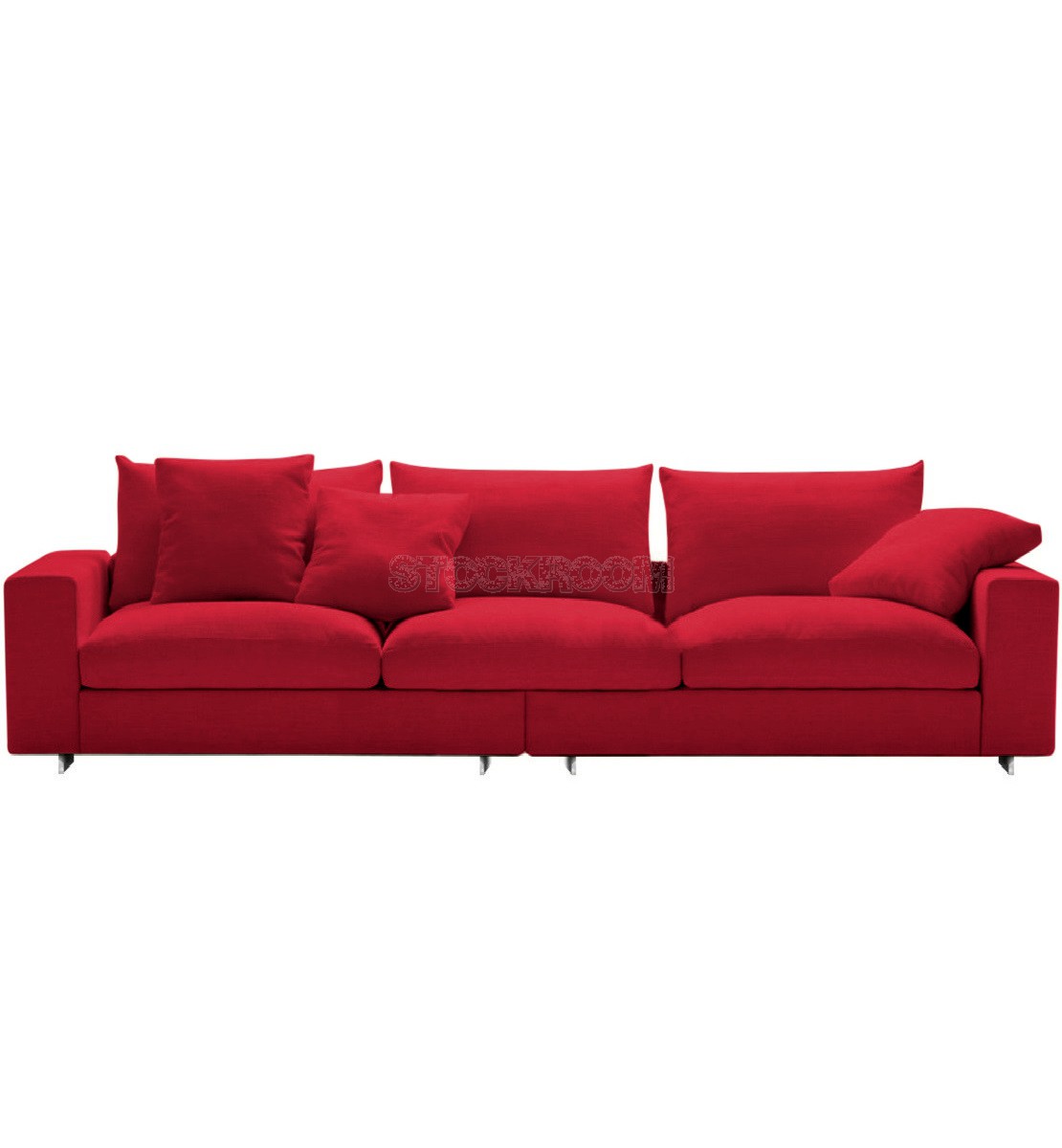 Kagan Fabric Feather Down Sofa - 3 seater