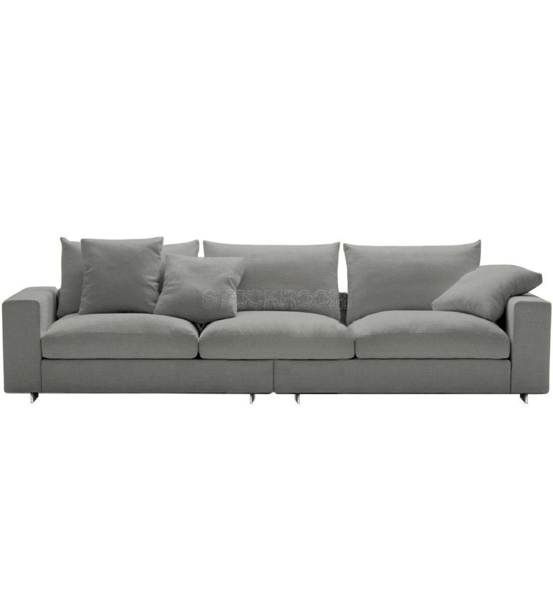 Kagan Fabric Feather Down Sofa - 3 seater