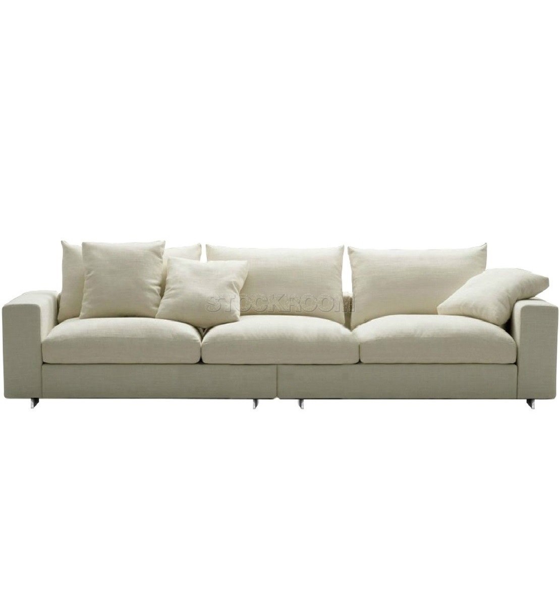 Kagan Fabric Feather Down Sofa - 3 seater