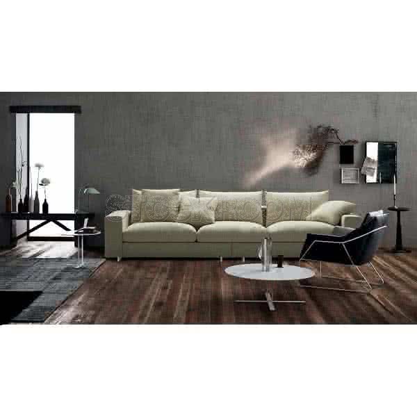 Kagan Fabric Feather Down Sofa - 3 seater