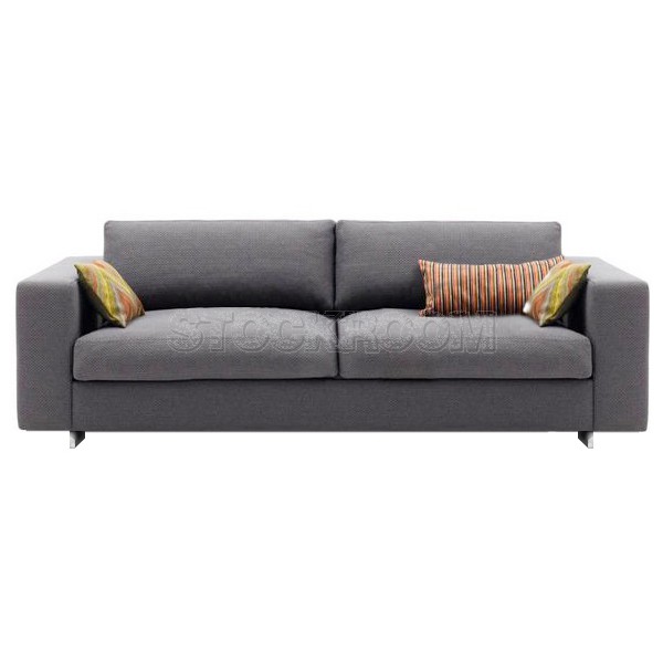 Kagan Fabric Feather Down Sofa - 2 seater