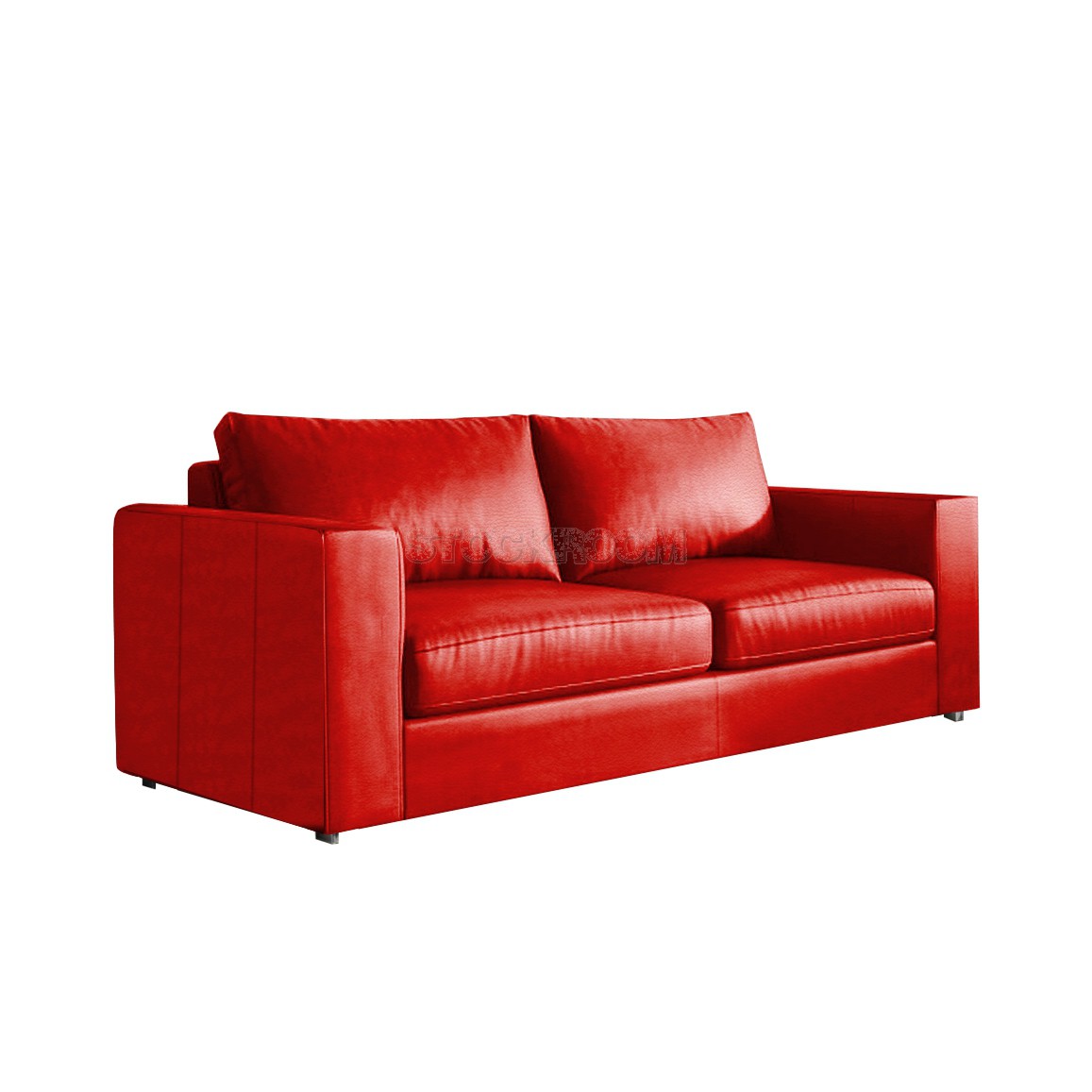 Kagan Leather Feather Down Sofa - 2 seater