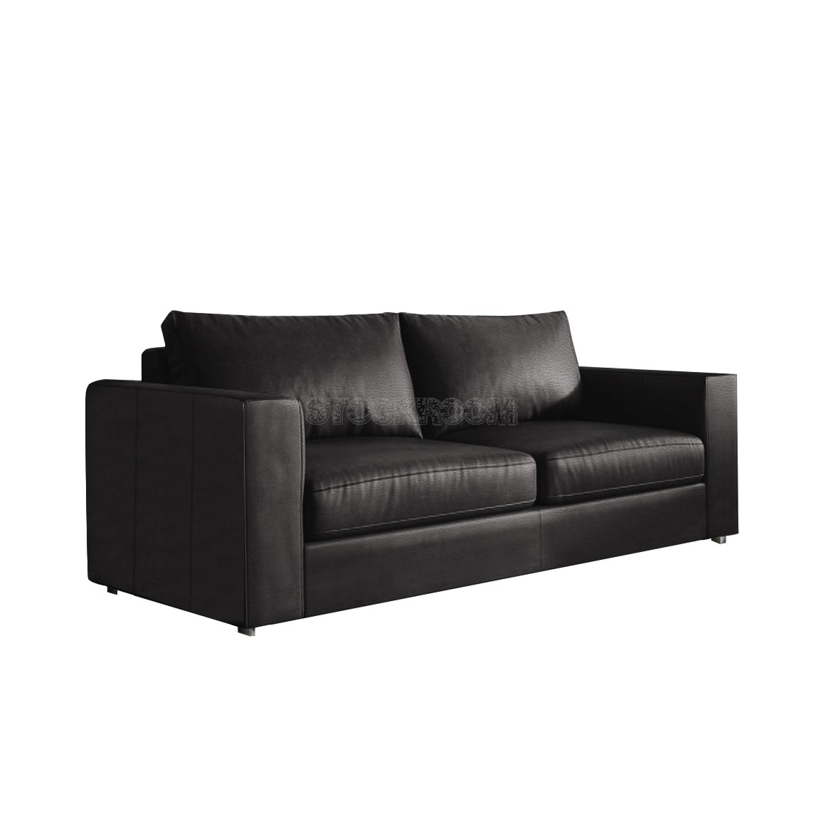Kagan Leather Feather Down Sofa - 2 seater