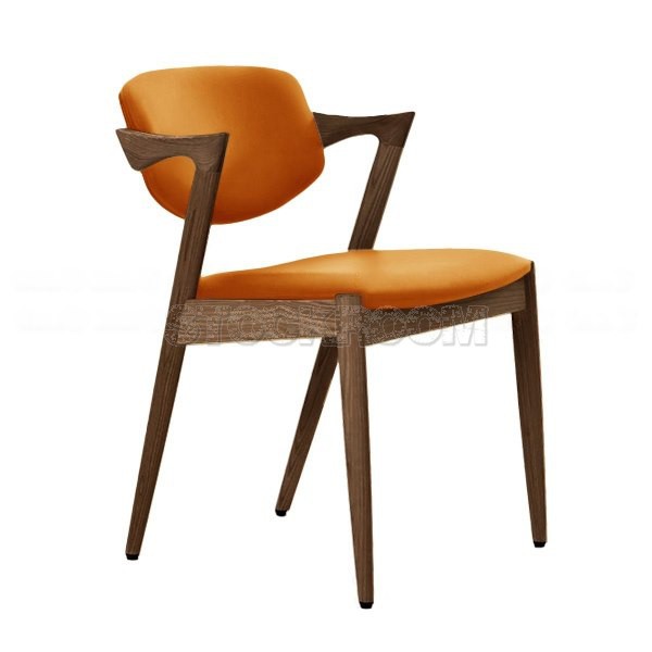 Kai Kristiansen Style Flap Back Dining Chair