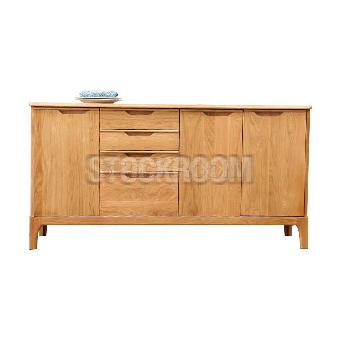 Kala Solid Oak Wood Sideboard