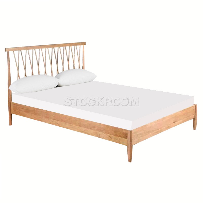 Kenton Solid Oak Wood Bed Frame