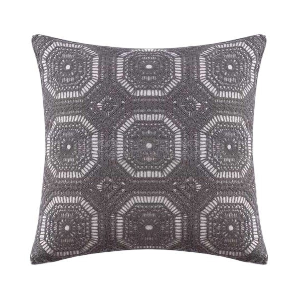 Knitted Octagon Pattern Cushion