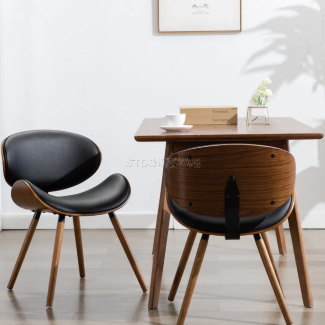 Larkin Dining Chair With Leather Cushion(Set of 2) 