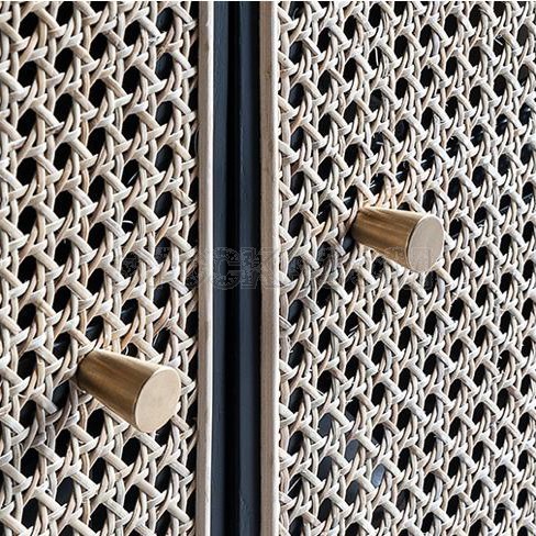 Lawson Rattan Shoe Cabinet 
