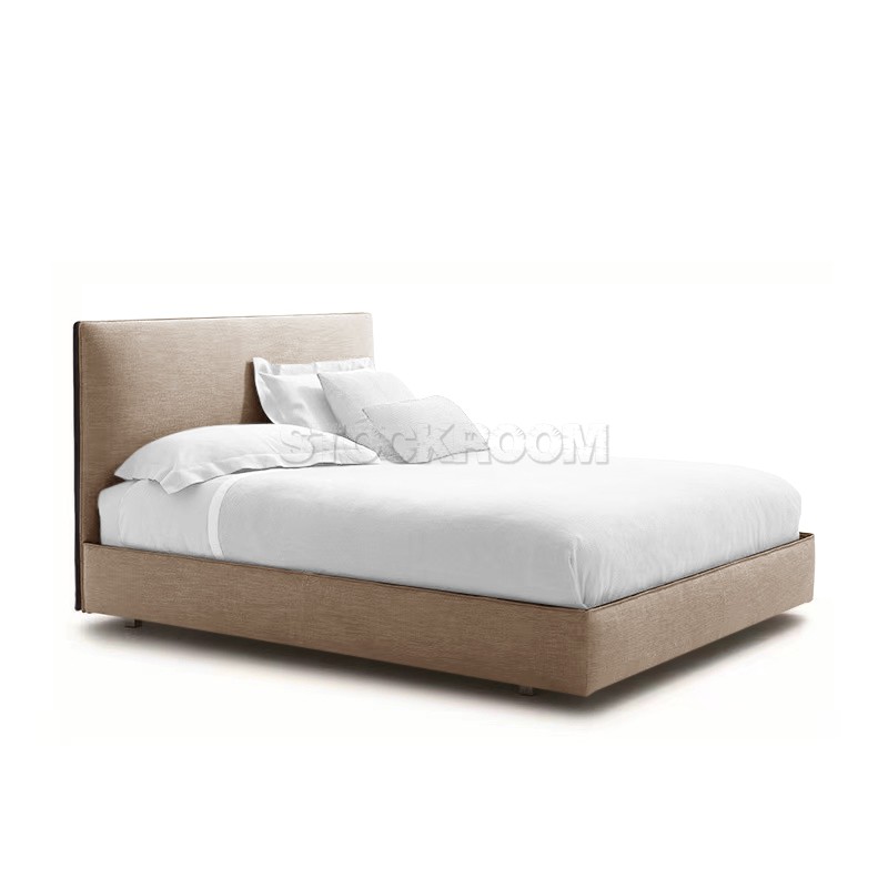 Layla Fabric Upholstered Single Bed Frame