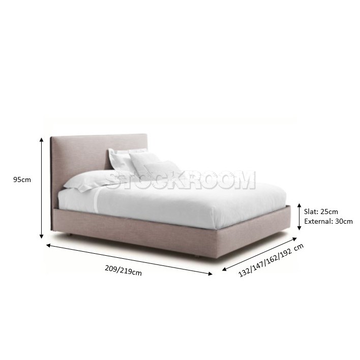 Layla Fabric Upholstered Bed Frame