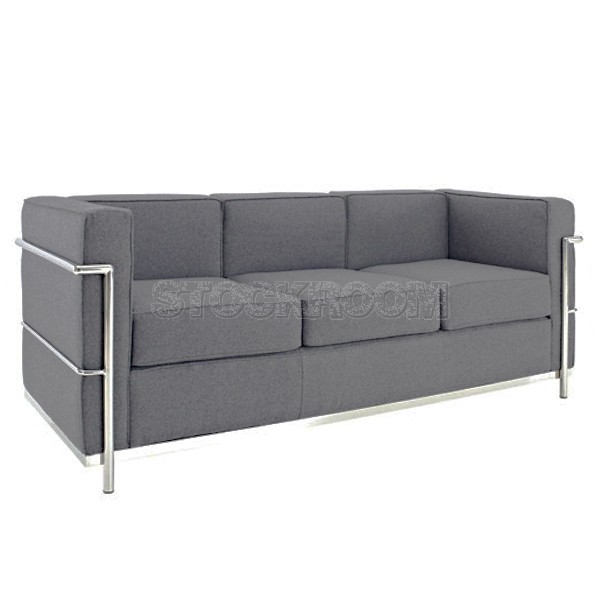 LC2 Petit Confort Style Sofa - 3 Seater