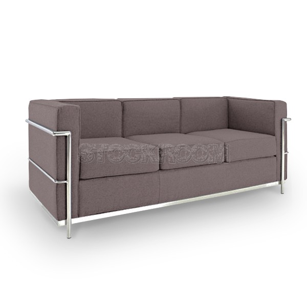 LC2 Petit Confort Style Sofa - 3 Seater