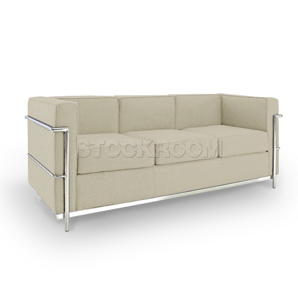 LC2 Petit Confort Style Sofa - 3 Seater