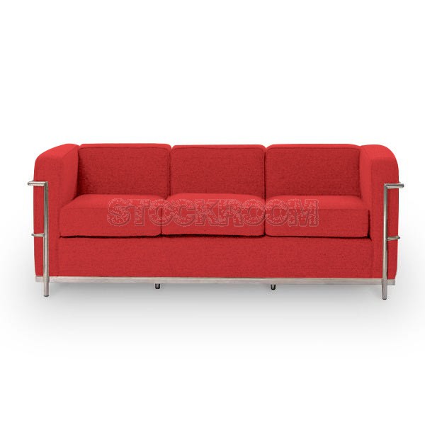 LC2 Petit Confort Style Sofa - 3 Seater