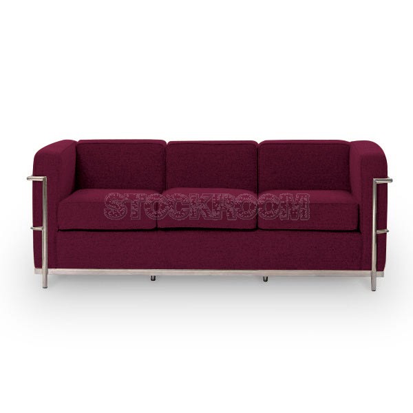 LC2 Petit Confort Style Sofa - 3 Seater