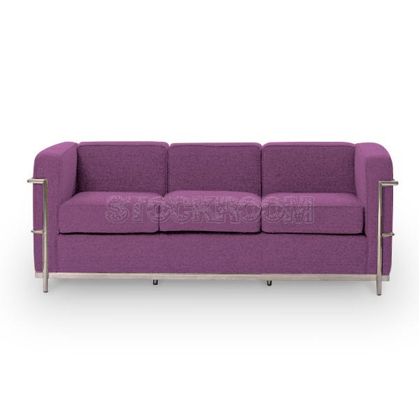 LC2 Petit Confort Style Sofa - 3 Seater