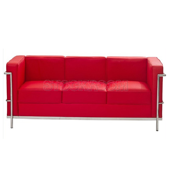 LC2 Petit Confort Style Sofa - 3 Seater