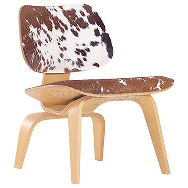 Charles Eames LCW Style Chair in Ponyhide