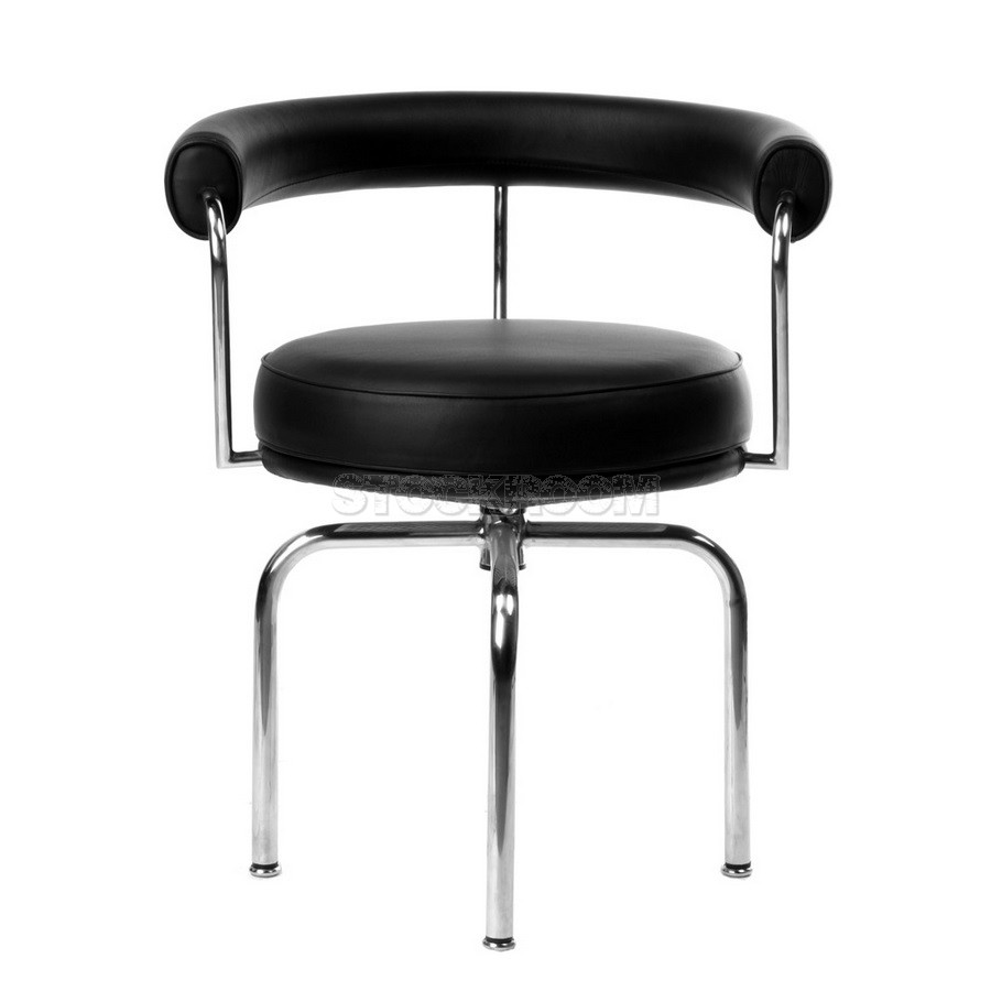 LE Corbusier LC7 Style Swivel Armchair