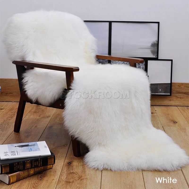 Leanne Style Sheepskin Throw/ Blanket