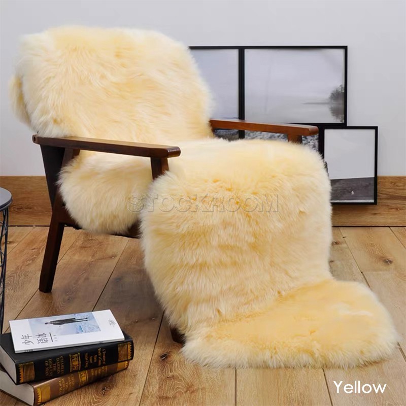 Leanne Style Sheepskin Throw/ Blanket