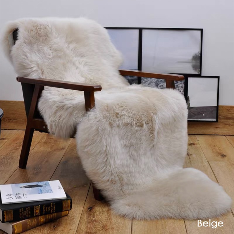 Leanne Style Sheepskin Throw/ Blanket