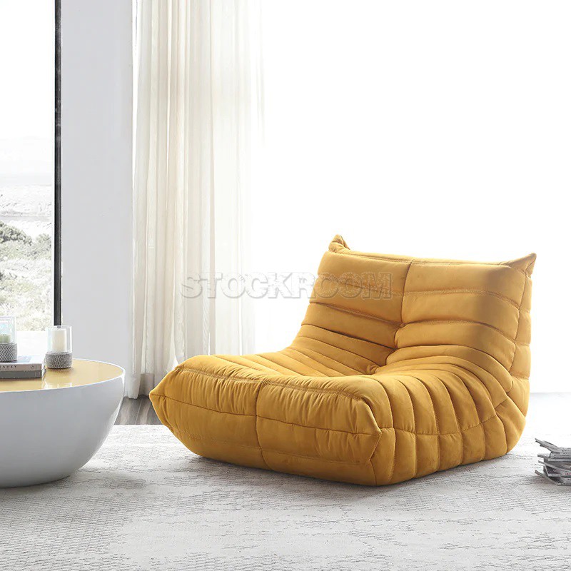 Lennox Caterpillar Style Velvet 2 Seater Sofa