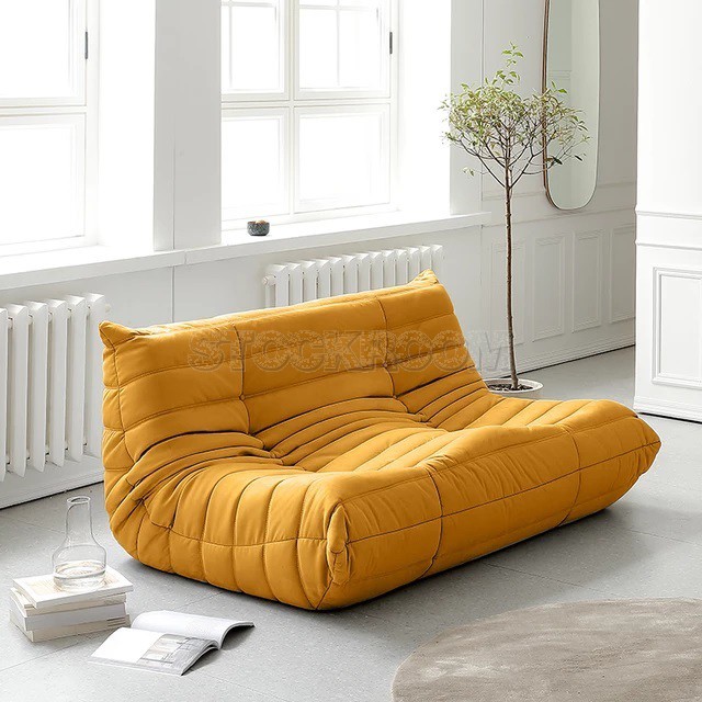 Lennox Caterpillar Style Velvet Armchair