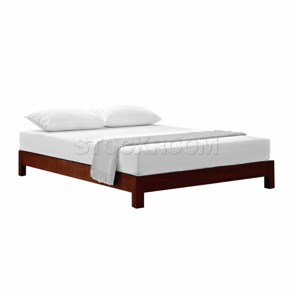Lenova Contemporary Solid Wood Bed Frame
