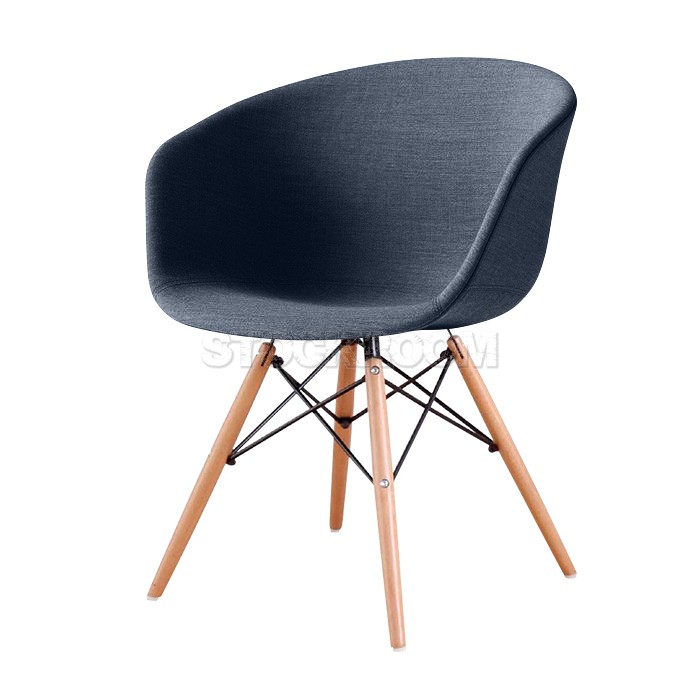 Leona Dining Armchair - Full Fabric Dining Chair