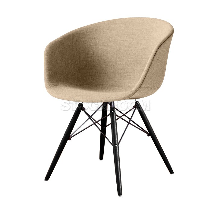 Leona Dining Armchair - Full Fabric Dining Chair